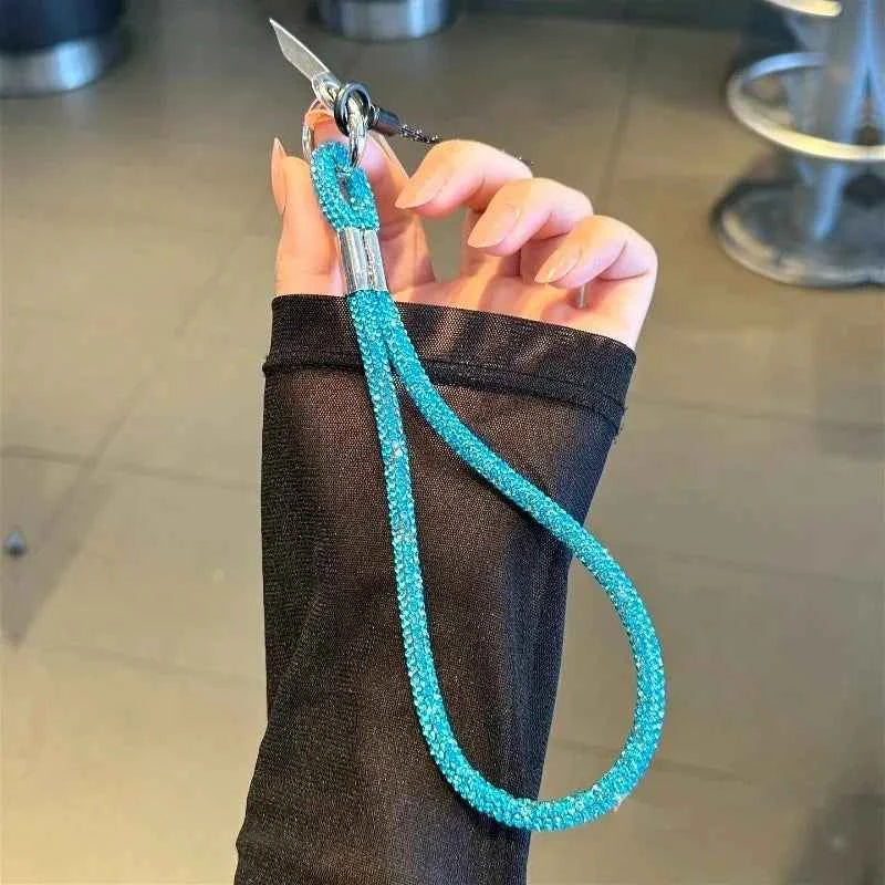 Sparkle On - a fun sparkly phone strap