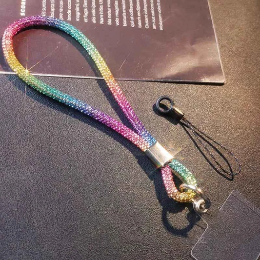 Sparkle On - a fun sparkly phone strap
