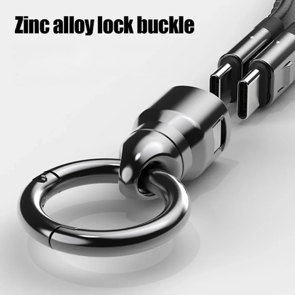 Key Chain x Charging Cable for USB C connections