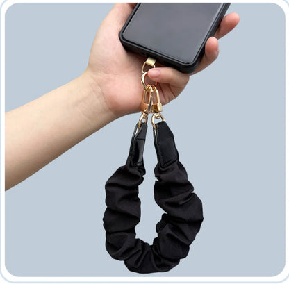 Stylish scrunchy phone strap bracelet
