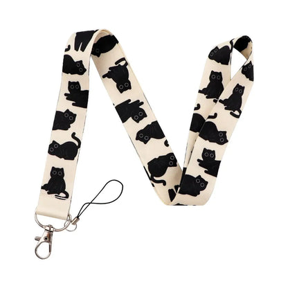 Cute Cartoon Cats Neck Lanyard