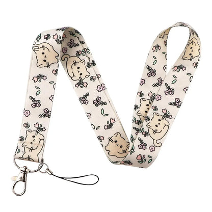 Cute Cartoon Cats Neck Lanyard