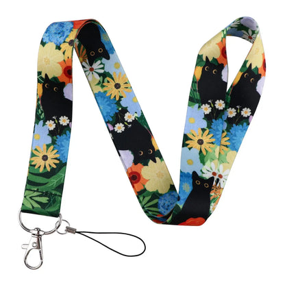 Cute Cartoon Cats Neck Lanyard