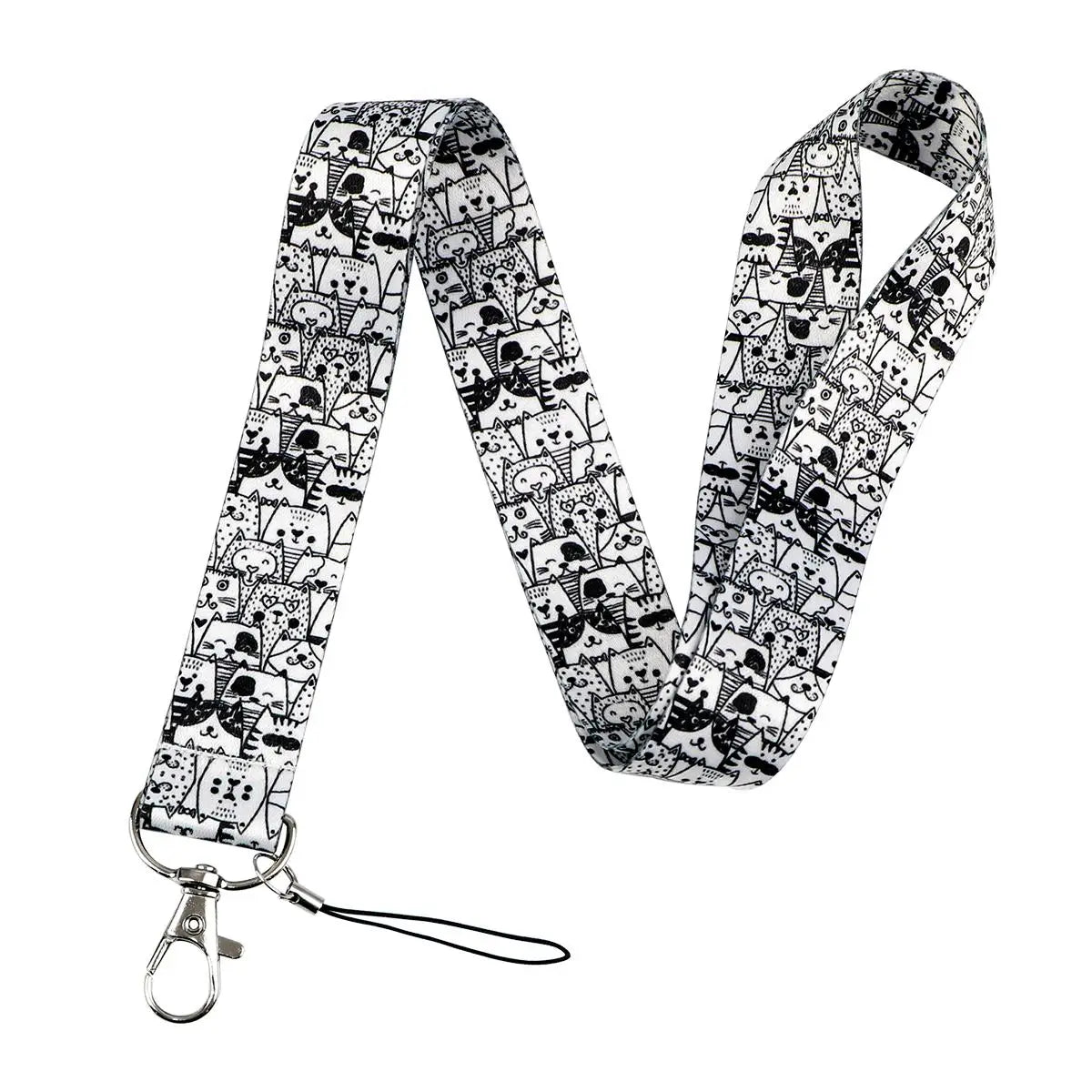Cute Cartoon Cats Neck Lanyard