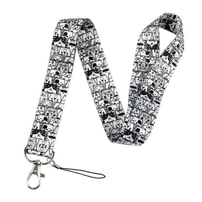 Cute Cartoon Cats Neck Lanyard