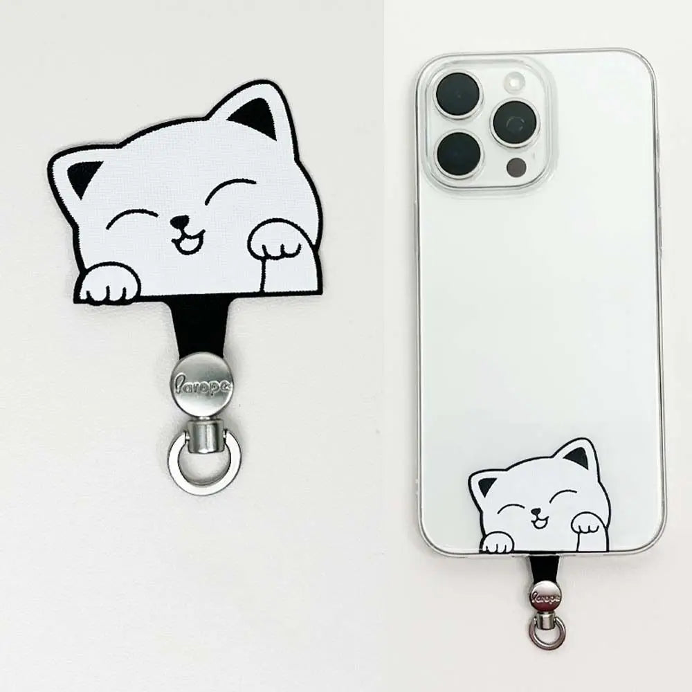 Cat shaped universal phone tethers