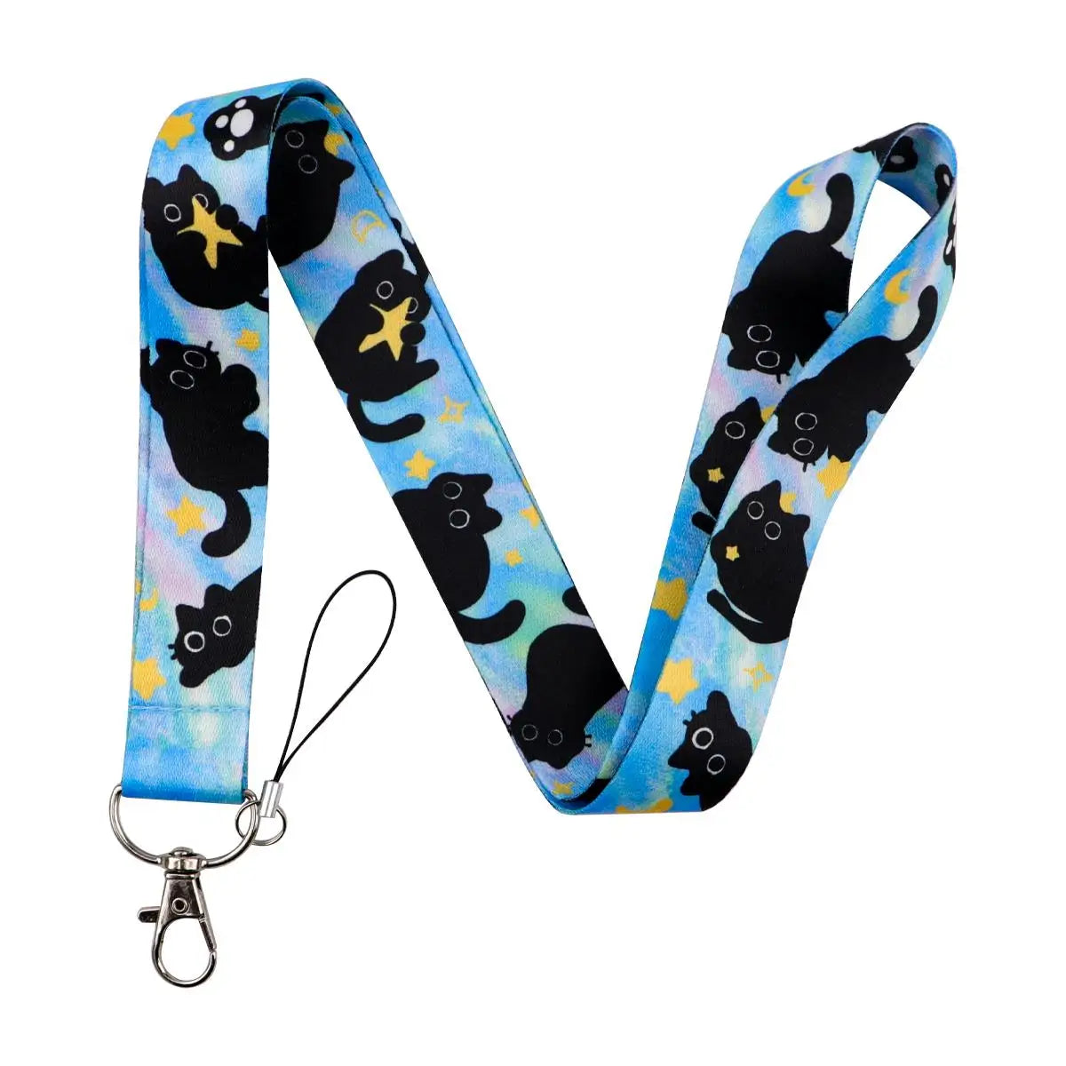 Cute Cartoon Cats Neck Lanyard