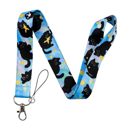 Cute Cartoon Cats Neck Lanyard