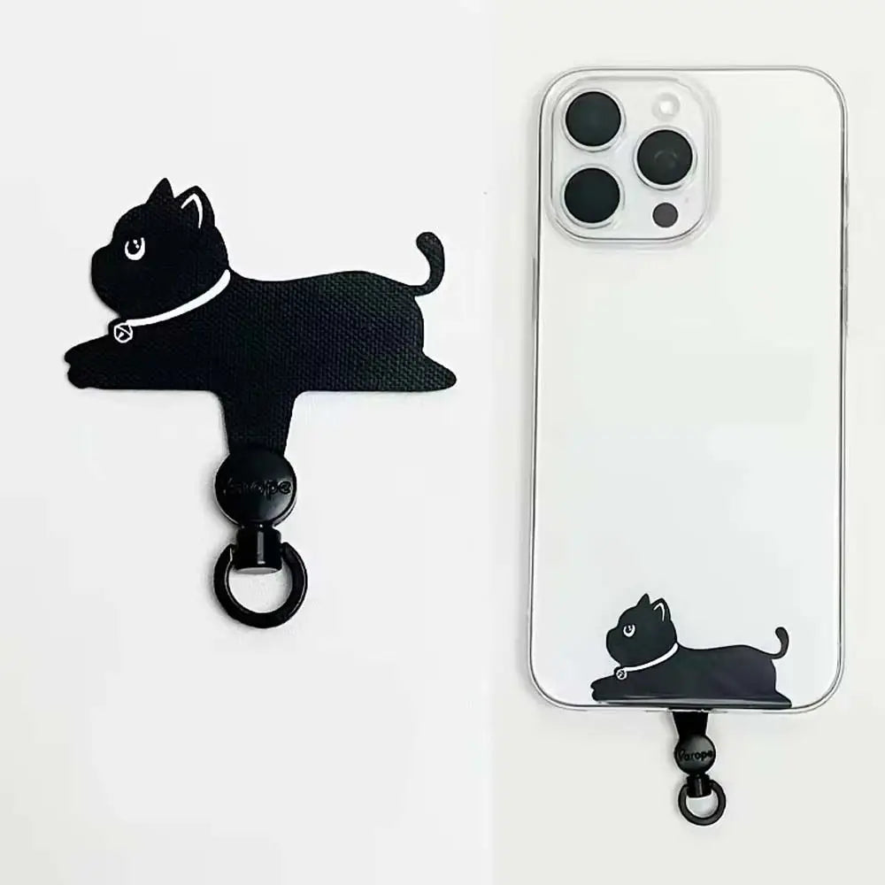 Cat shaped universal phone tethers
