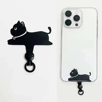 Cat shaped universal phone tethers
