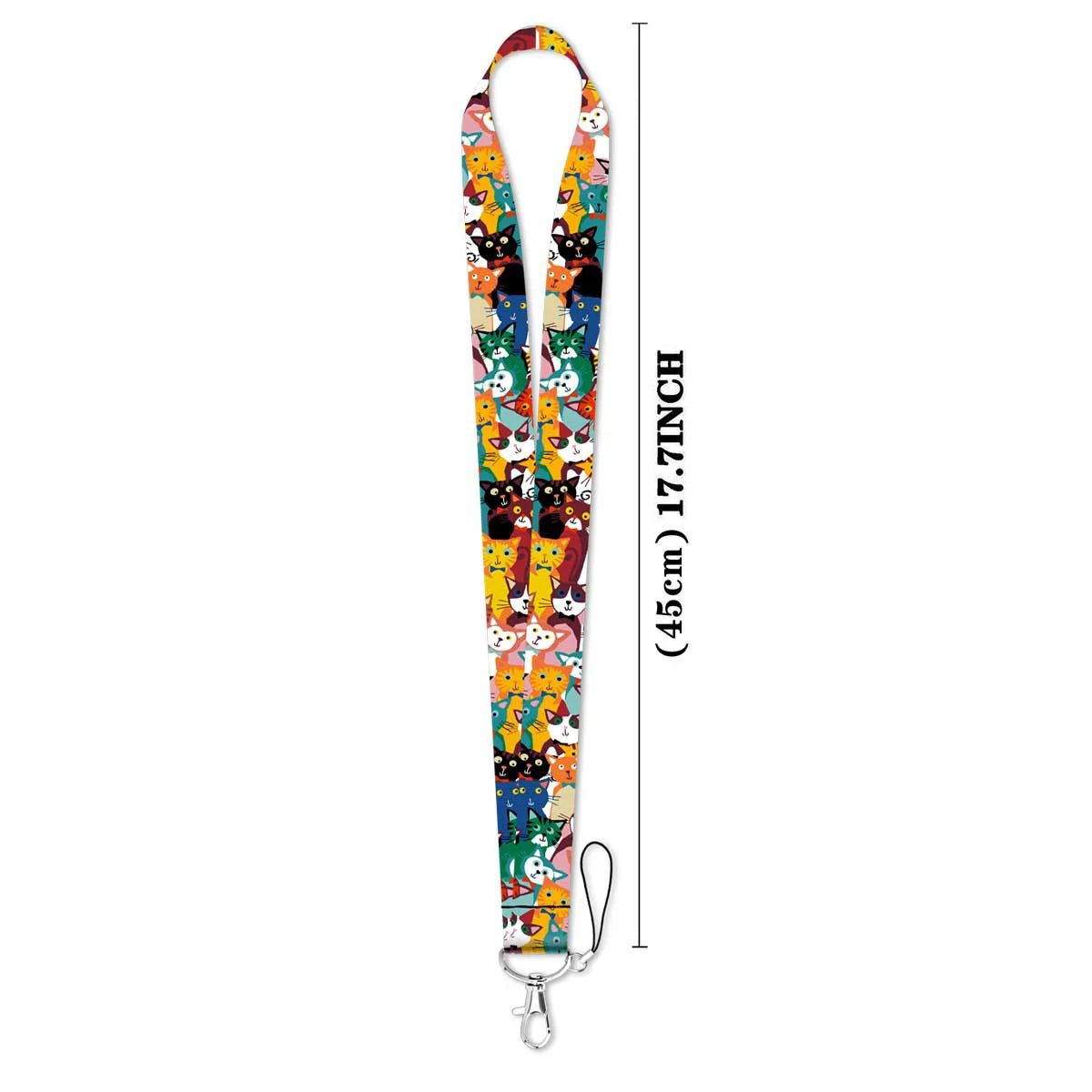 Cute Cartoon Cats Neck Lanyard