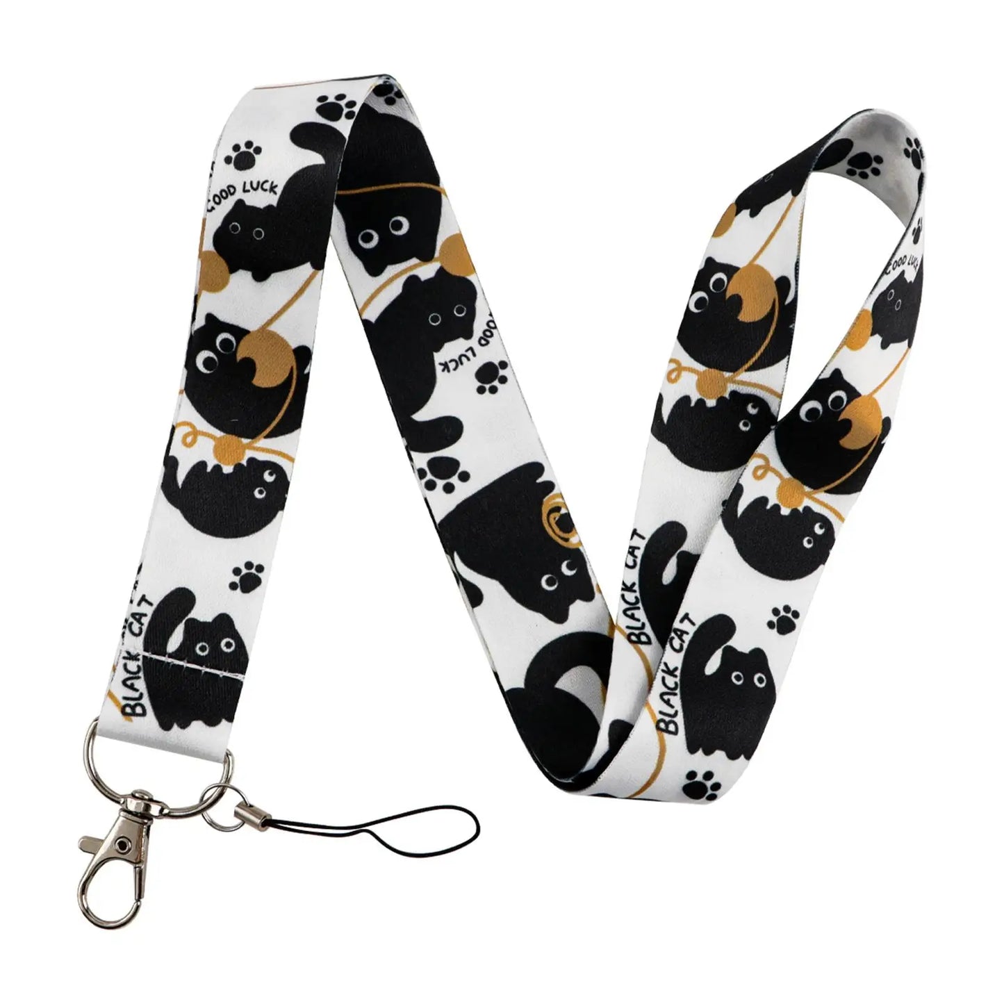 Cute Cartoon Cats Neck Lanyard