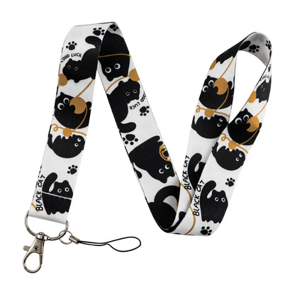 Cute Cartoon Cats Neck Lanyard