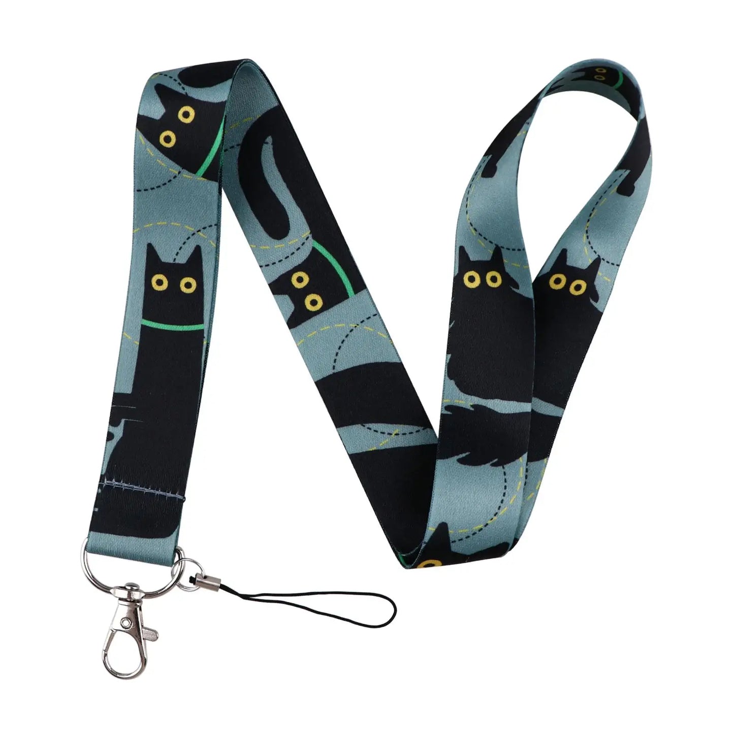 Cute Cartoon Cats Neck Lanyard