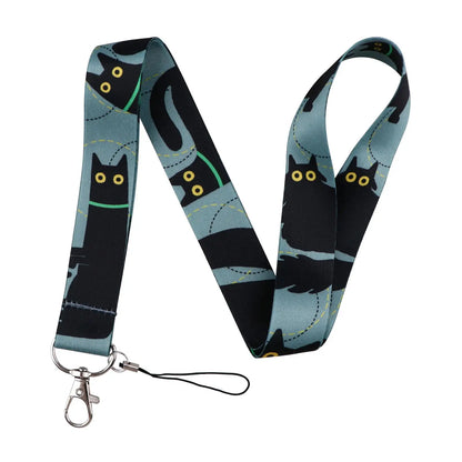 Cute Cartoon Cats Neck Lanyard