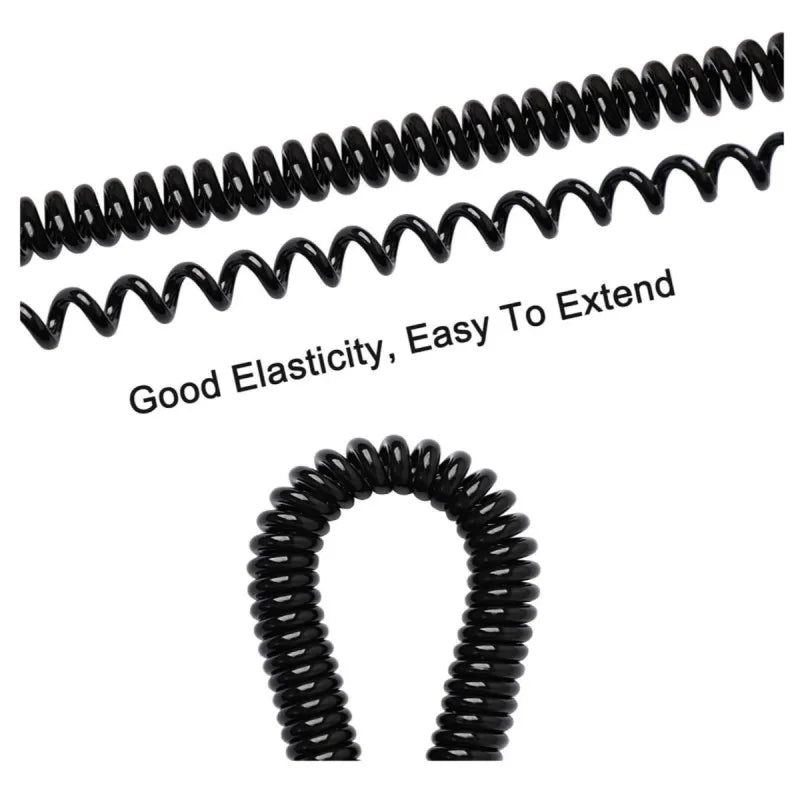 Spring coil carabiner phone strap or key ring