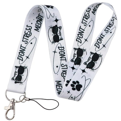 Cute Cartoon Cats Neck Lanyard