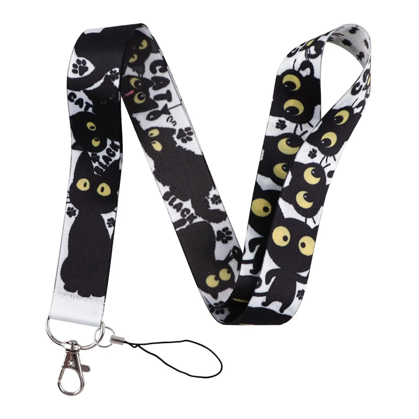 Cute Cartoon Cats Neck Lanyard