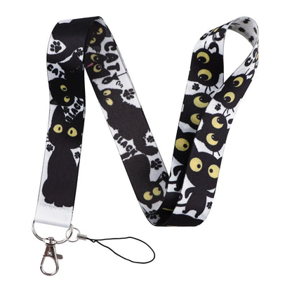 Cute Cartoon Cats Neck Lanyard