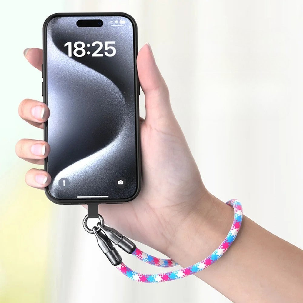 2 in 1 Charger and Wrist Strap - USB C to USB C