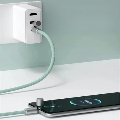 2 in 1: Crossbody lanyard and charging cable - for iphone lightning connectors