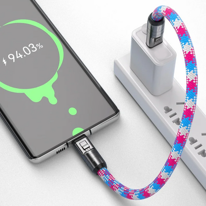 2 in 1 Charger and Wrist Strap - USB C to USB C